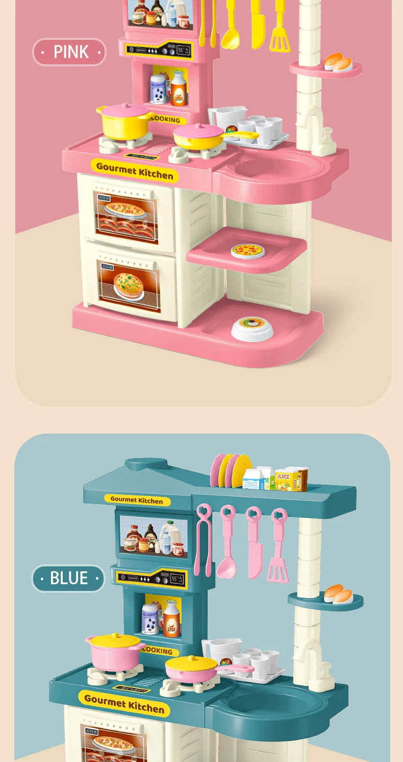 Set di Accessori da Cucina per Bambini – Gioco da Cucina con Cibo, Padelle, Latti e Forchette! 🍳🥖