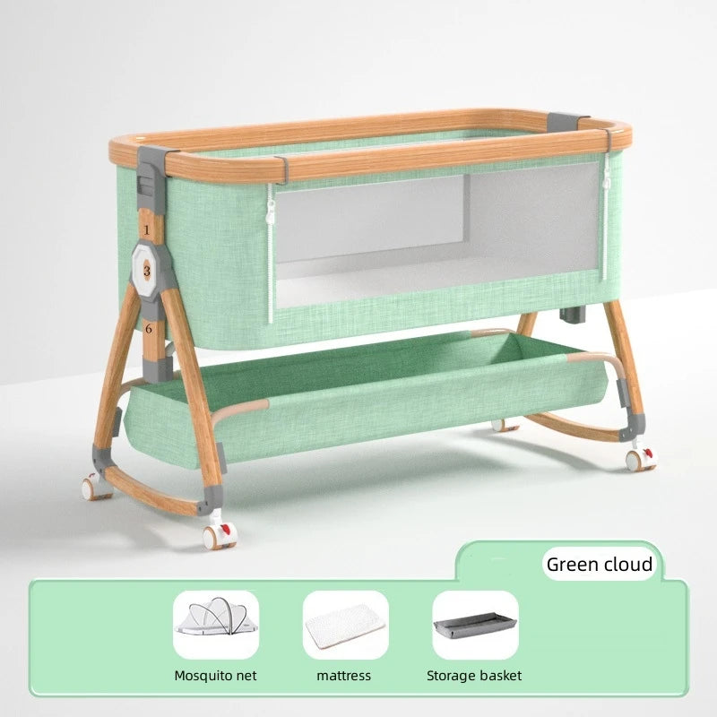 🍼🛏️ Culla Multifunzionale Pieghevole – Comfort e Sicurezza per il Tuo Bebè! 🛏️🍼
