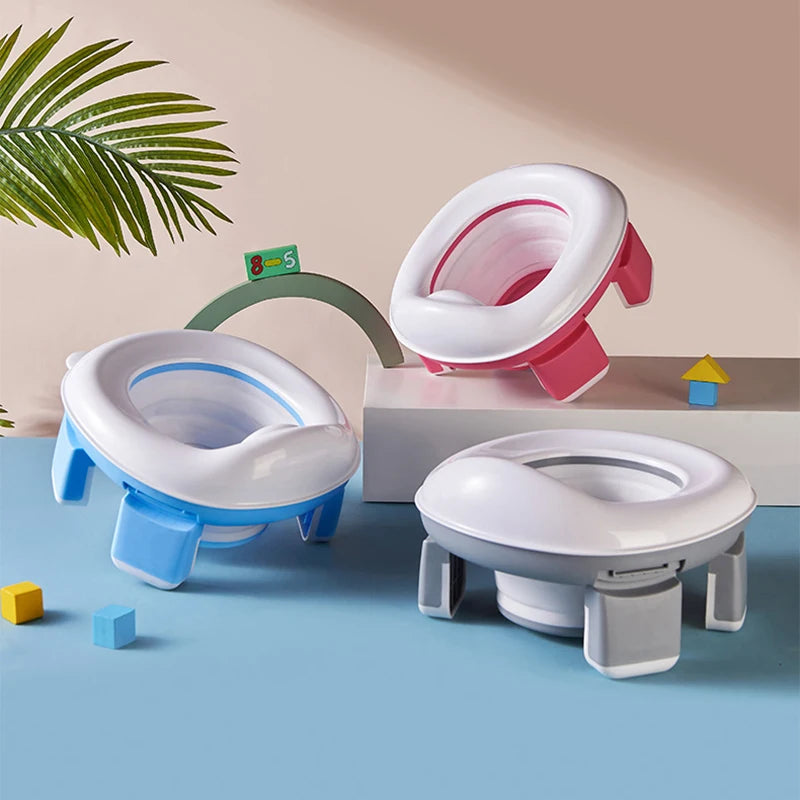 🚼✨ Vasino Portatile in Silicone 3 in 1 – Il Compagno Perfetto per il Tuo Bambino in Viaggio! ✨🚼