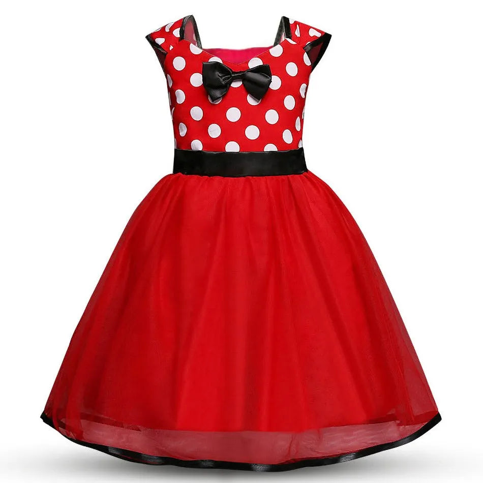 🎀🐭 Vestito Tutù Bimba – Minnie & Mickey per Piccole Stelle del Party! 🌟