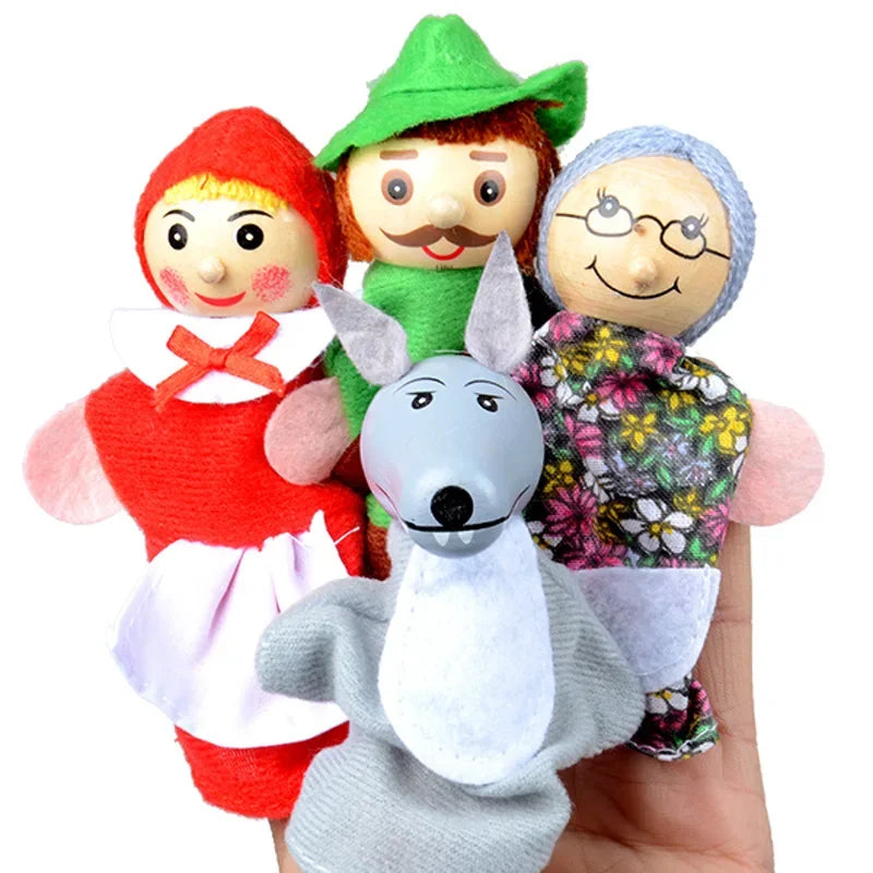 Set di Burattini da Dito - Animali Baby in Peluche 🦆🎭