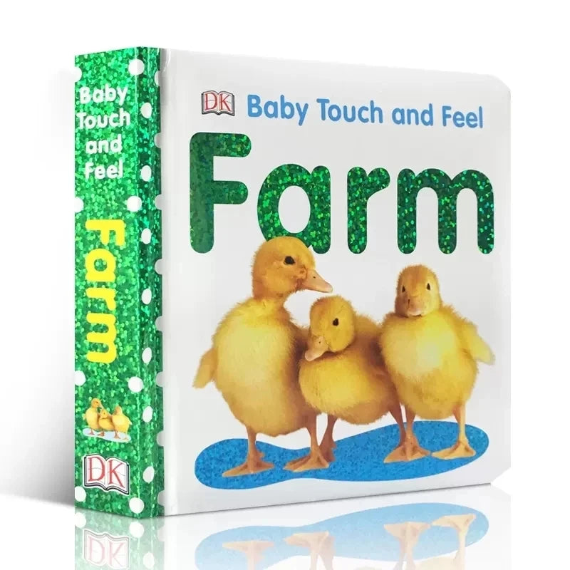📚 DK Baby Touch and Feel: Farm Animals – Libro Tattile Educativo per Bambini 🐄🐑✨