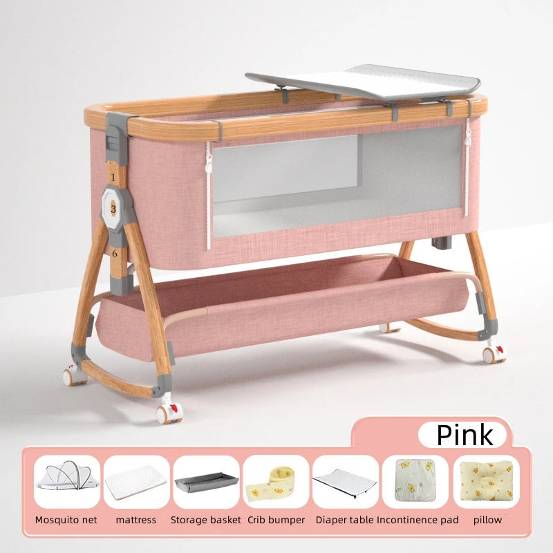 🍼🛏️ Culla Multifunzionale Pieghevole – Comfort e Sicurezza per il Tuo Bebè! 🛏️🍼