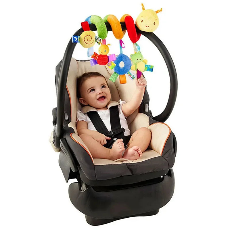 Giocattolo Appeso per Lettino Neonati – Giochi a Spirale per Passeggino, Lettino e Culla, Giocattolo Morbido e Colorato per Neonati