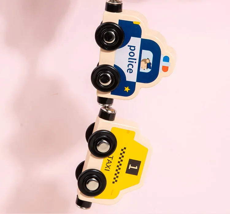 🚂 Treno Magnetico Montessori in Legno – Gioco Educativo per Piccoli Esploratori! 🎨🔢