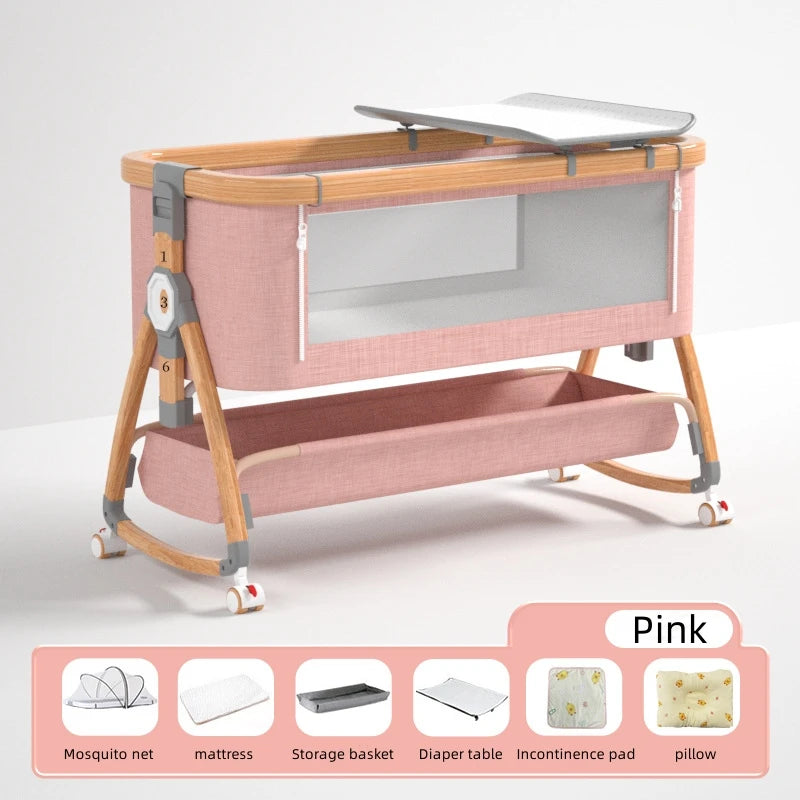 🍼🛏️ Culla Multifunzionale Pieghevole – Comfort e Sicurezza per il Tuo Bebè! 🛏️🍼