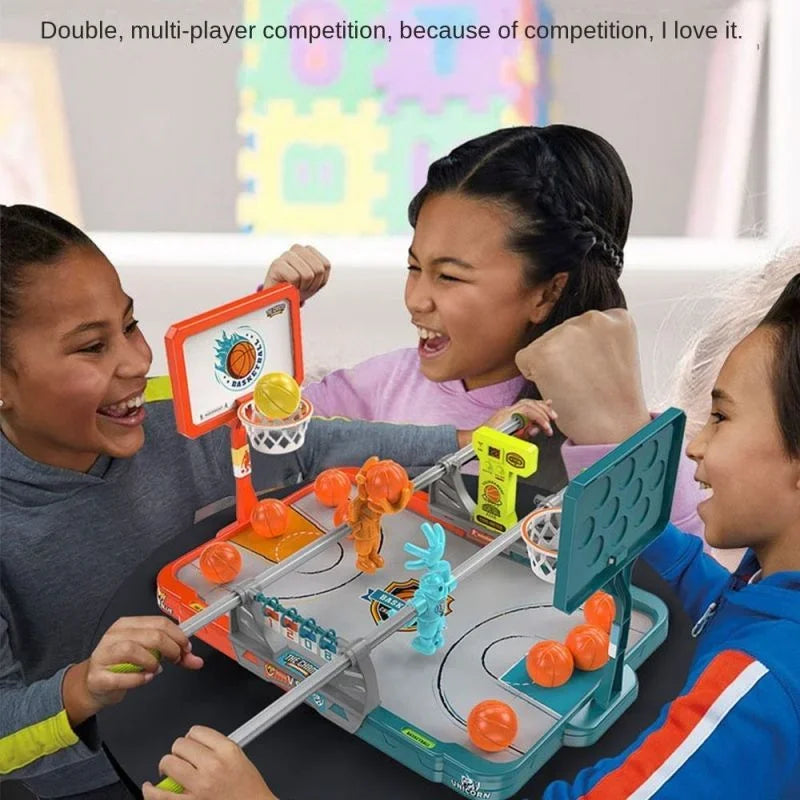 Gioco da Tavolo per Bambini – Basketball Desktop con Catapulta per Tiro al Canestro