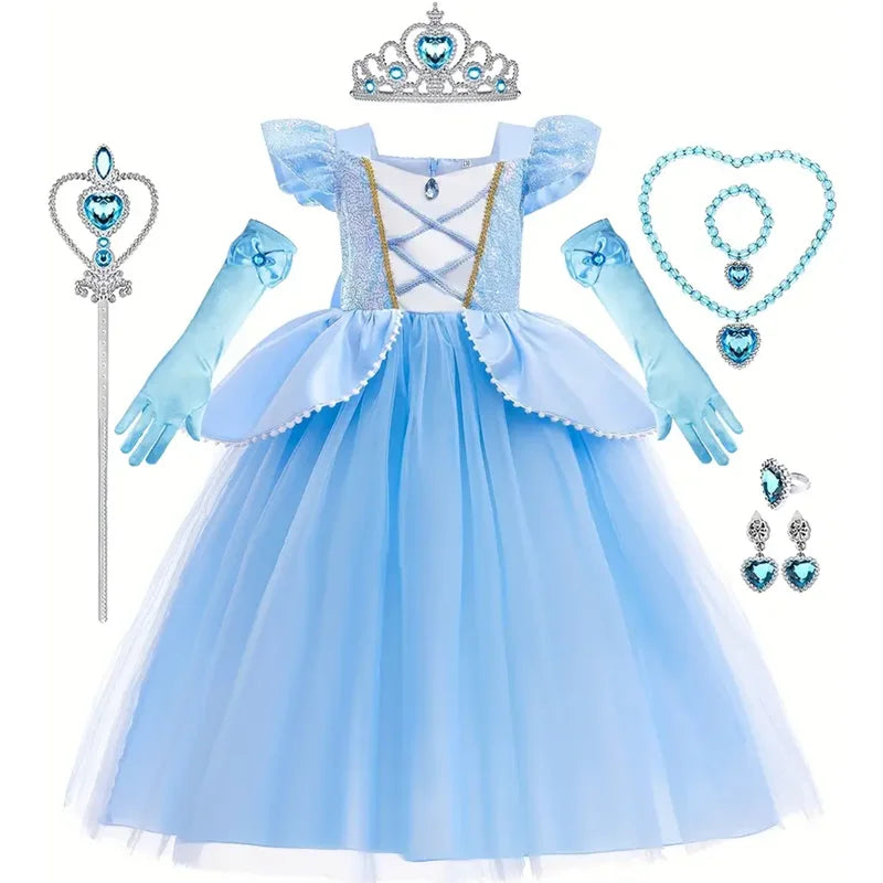 Cinderella Cosplay Costume per bambine