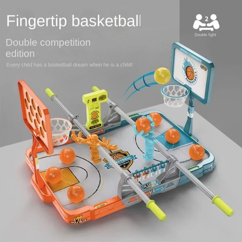 Gioco da Tavolo per Bambini – Basketball Desktop con Catapulta per Tiro al Canestro