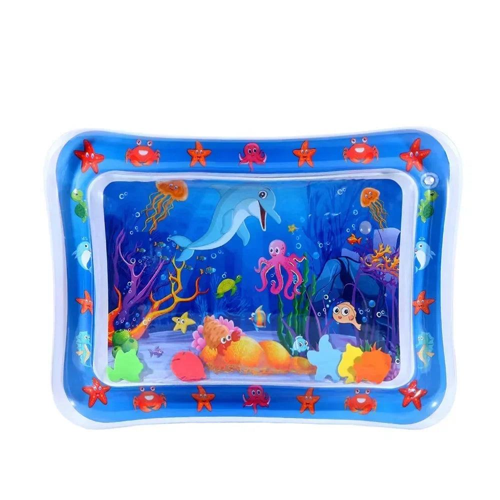 🌊🐠 Tappetino Acquatico Gonfiabile – Divertimento e Sviluppo Sensoriale per il tuo Bebè! 🐠🌊
