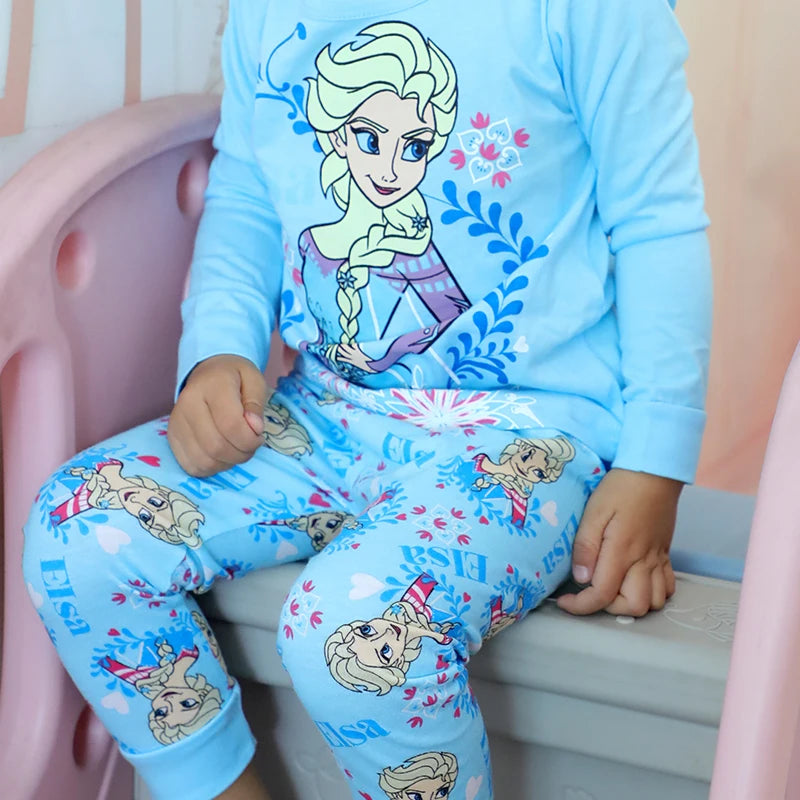 🌙💖 Set Pigiama Anna &amp; Elsa per Bambine – Morbido, Carino e Perfetto per Ogni Stagione 💖🌙
