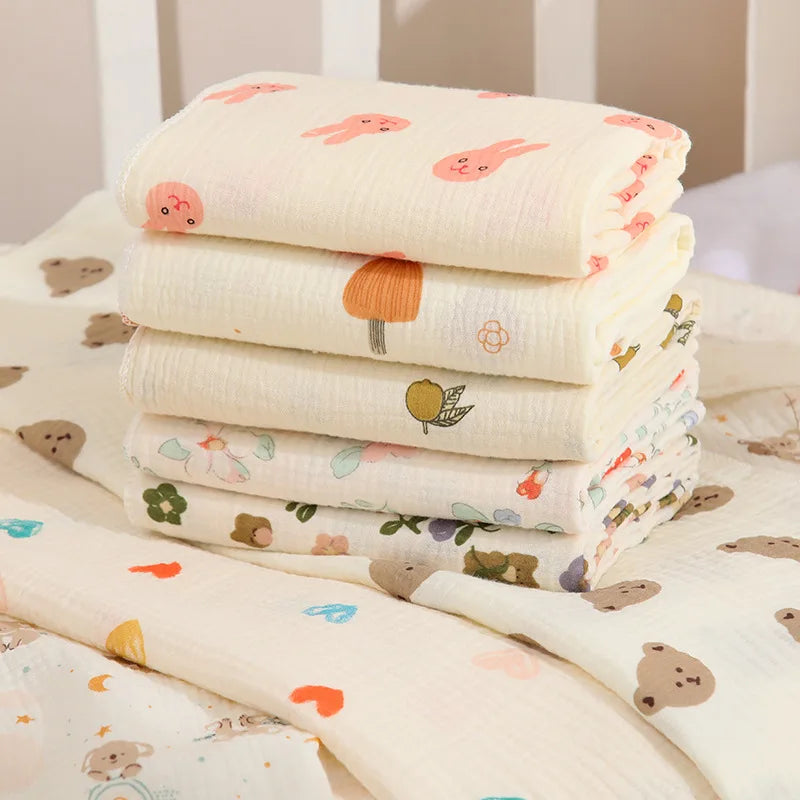 🍼🛁 Copertina Swaddle in Mussola di Cotone – Morbide Coccole per il Tuo Bebè! 🛁🍼