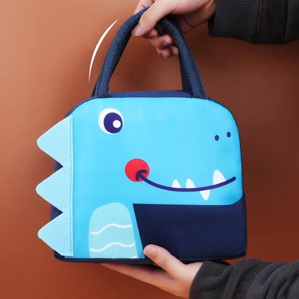 Borsa per il Pranzo Carina con Motivo Cartoon - Borsa Termica Insulata per Bambini