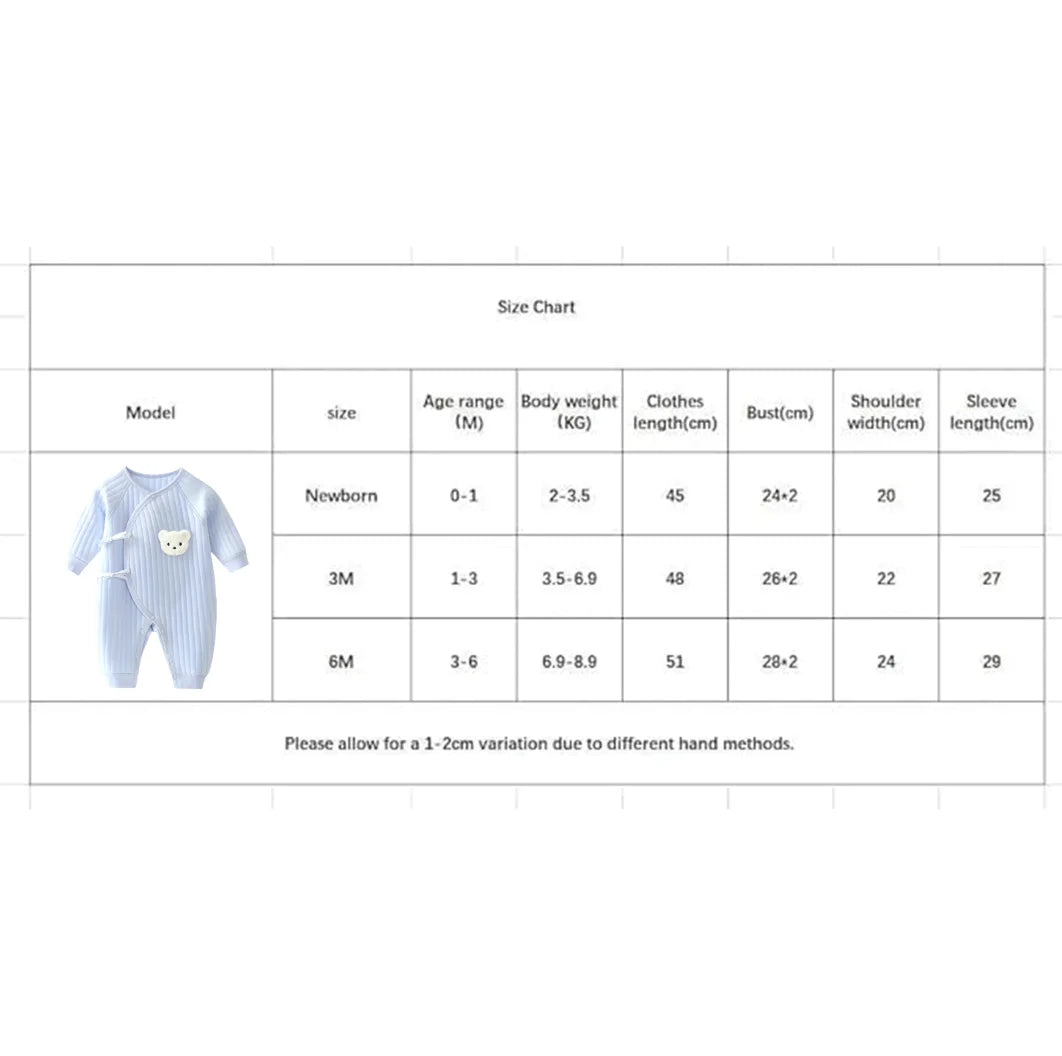 Body Neonato Bambino/a con Motivo Animale – Tuta in Cotone Invernale per Neonati 0-6M, Abbigliamento Caldo per Casa e All'aperto