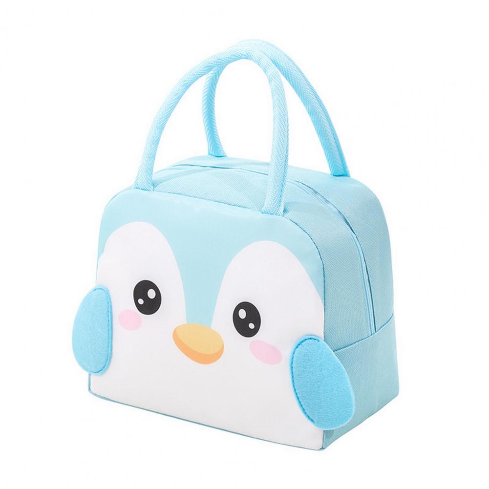 Borsa per il Pranzo Carina con Motivo Cartoon - Borsa Termica Insulata per Bambini