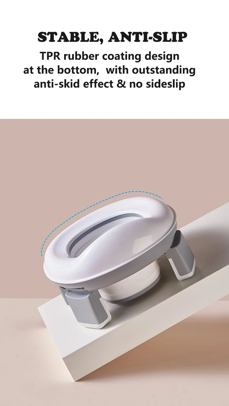 🚼✨ Vasino Portatile in Silicone 3 in 1 – Il Compagno Perfetto per il Tuo Bambino in Viaggio! ✨🚼