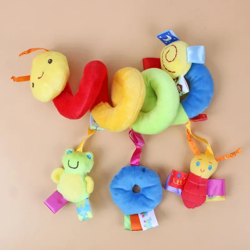 Giocattolo Appeso per Lettino Neonati – Giochi a Spirale per Passeggino, Lettino e Culla, Giocattolo Morbido e Colorato per Neonati