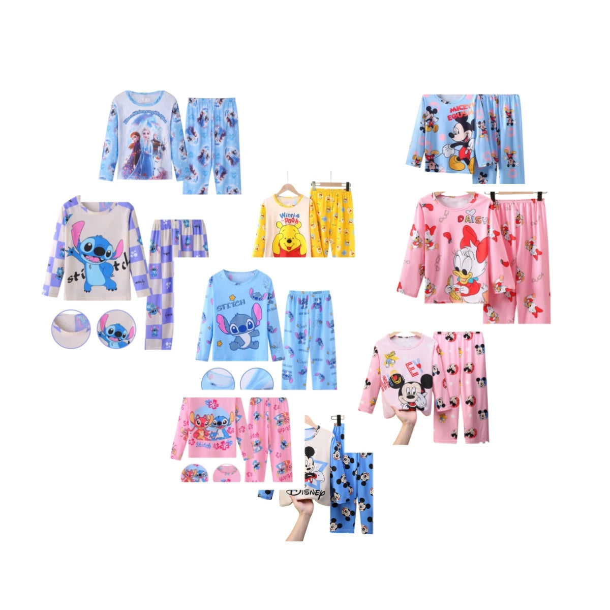 🌙🎀 Pigiama Bambina Disney – Elsa, Minnie &amp; Sirenetta per Sogni da Favola! 🧜♀️❄️