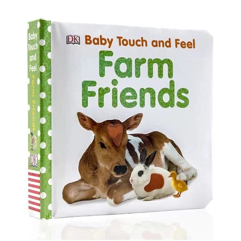 📚 DK Baby Touch and Feel: Farm Animals – Libro Tattile Educativo per Bambini 🐄🐑✨