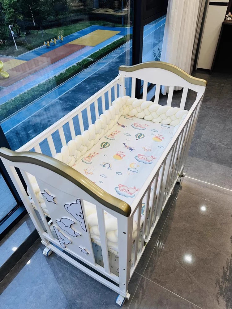 🌿👶 Culla in Legno Multifunzionale – Dolce Nanna in Sicurezza! 👶🌿