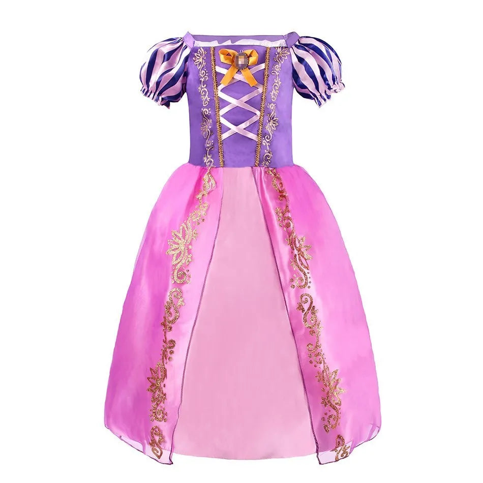 Abito da principessa ispirato ai personaggi di Rapunzel, Cenerentola e Belle