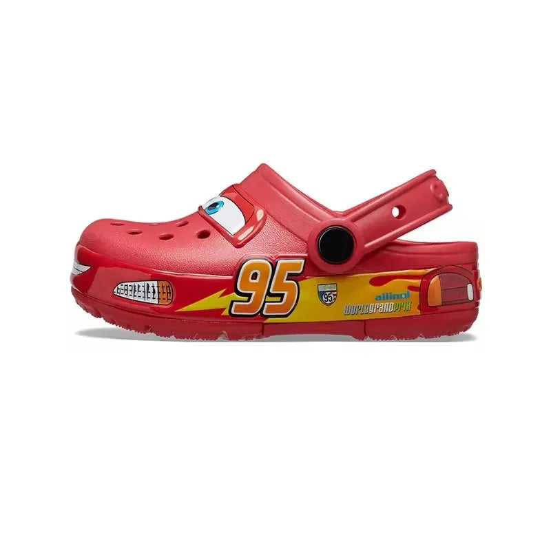 🚗 Ciabattine Sandali Impermeabili Cars – Con Luci LED di Saetta McQueen! ⚡👟