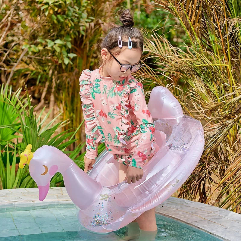 Anello Gonfiabile Unicornio e Cigno - Gioco Acquatico per Bambini e Adulti 🦄🦢