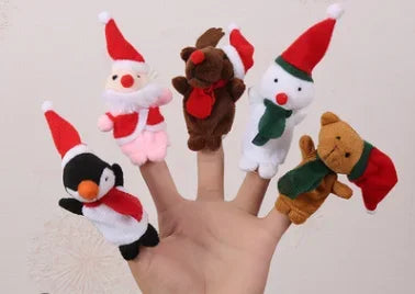 Set di Burattini da Dito - Animali Baby in Peluche 🦆🎭