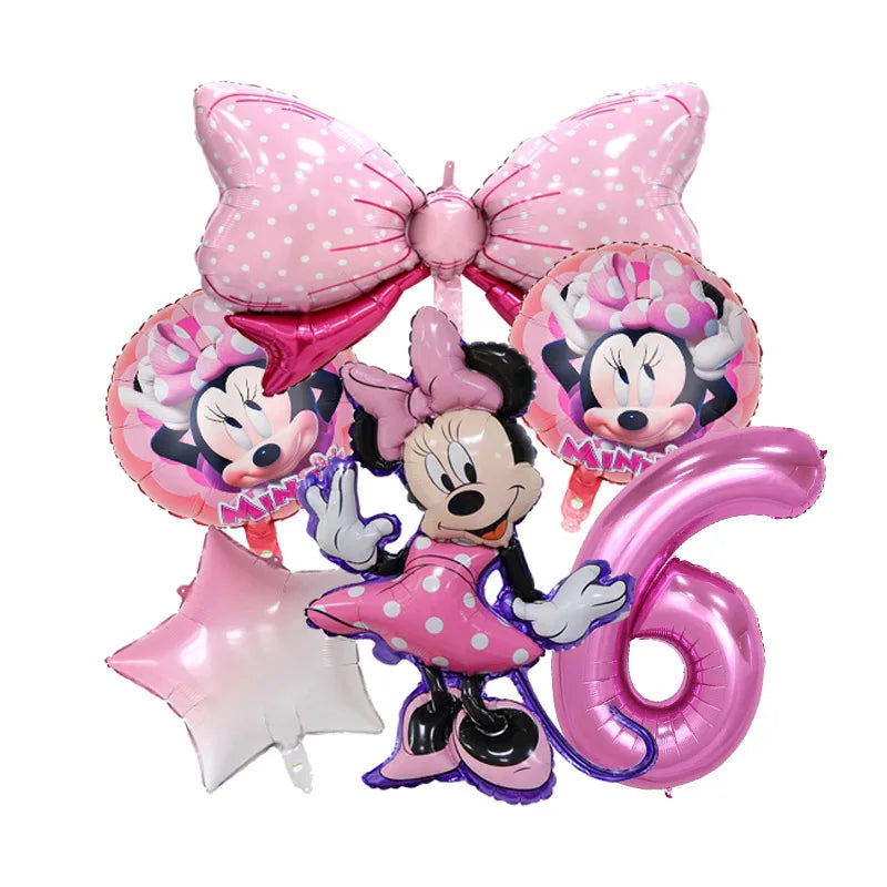 🎀 Decorazioni per Festa di Compleanno Minnie Mouse – Kit Tavola Usa e Getta per Bambine 🎀