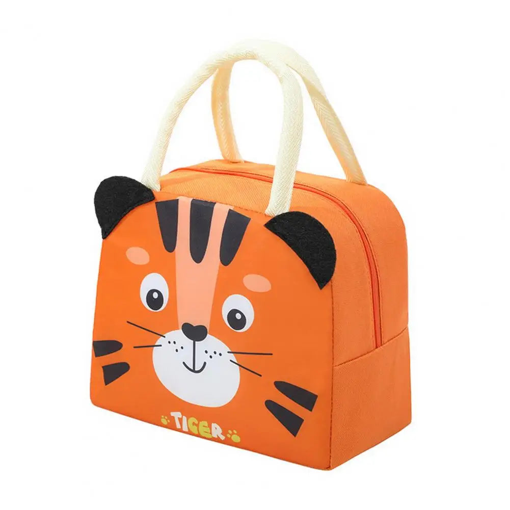 Borsa per il Pranzo Carina con Motivo Cartoon - Borsa Termica Insulata per Bambini