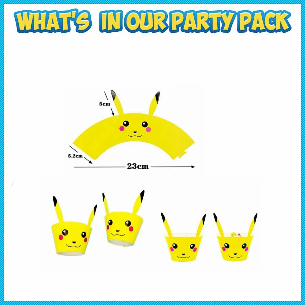 1Set Pokemon Balloon 32 Inch Number Foil Balloons 1st-9st Kids Pikachu Theme Birthday Party Decorations Baby Shower Globos Toy