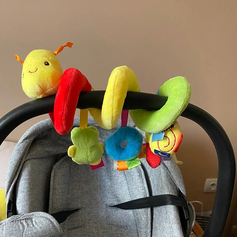 Giocattolo Appeso per Lettino Neonati – Giochi a Spirale per Passeggino, Lettino e Culla, Giocattolo Morbido e Colorato per Neonati
