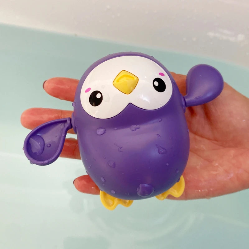 Giocattolo da Bagno per Bambini - Anatroccolo e Pinguino Spruzzatori d'Acqua