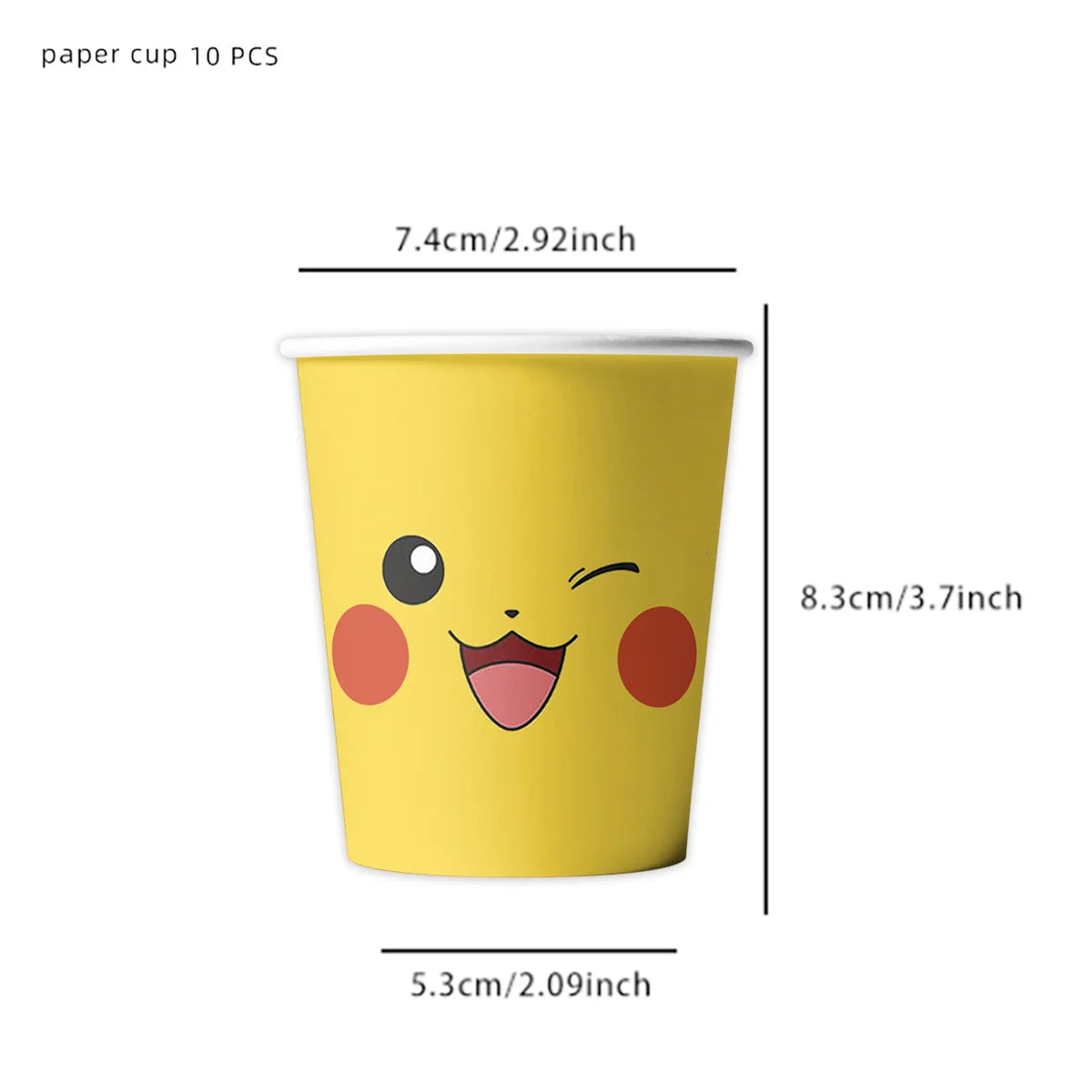 Pokemon Birthday Party Decor Disposable Tableware Cup Plate Napkin Tablecloth Pikachu Kids Baby Shower Party Supplies