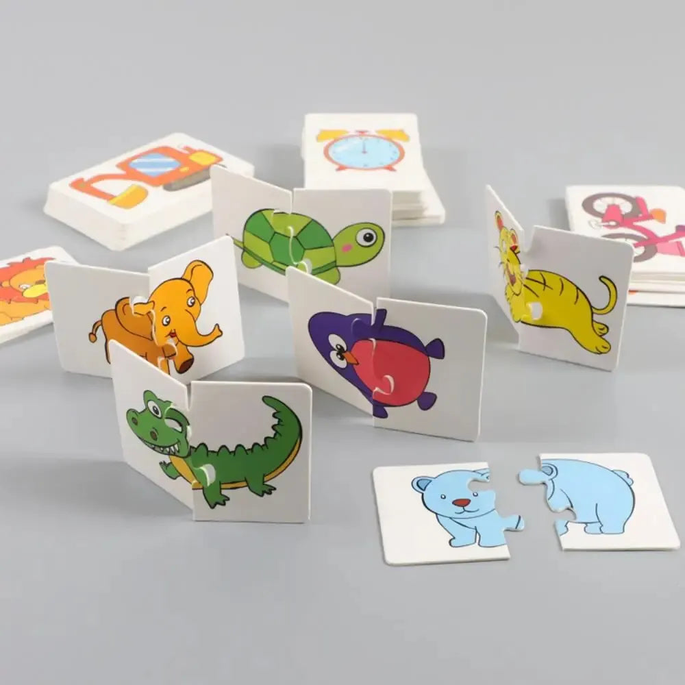 🧩 Carte Educative 32 Pezzi – Divertimento e Apprendimento per Piccoli Esploratori! 🎨📚