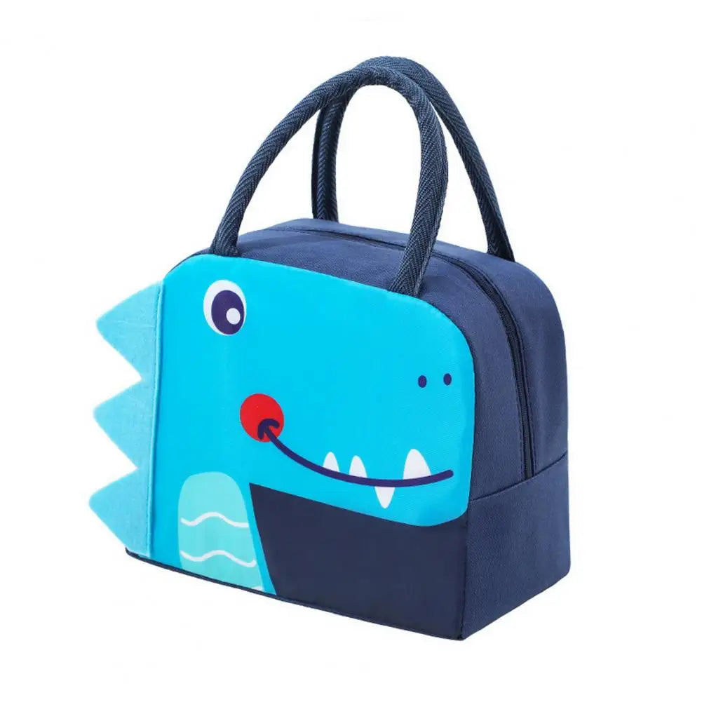 Borsa per il Pranzo Carina con Motivo Cartoon - Borsa Termica Insulata per Bambini