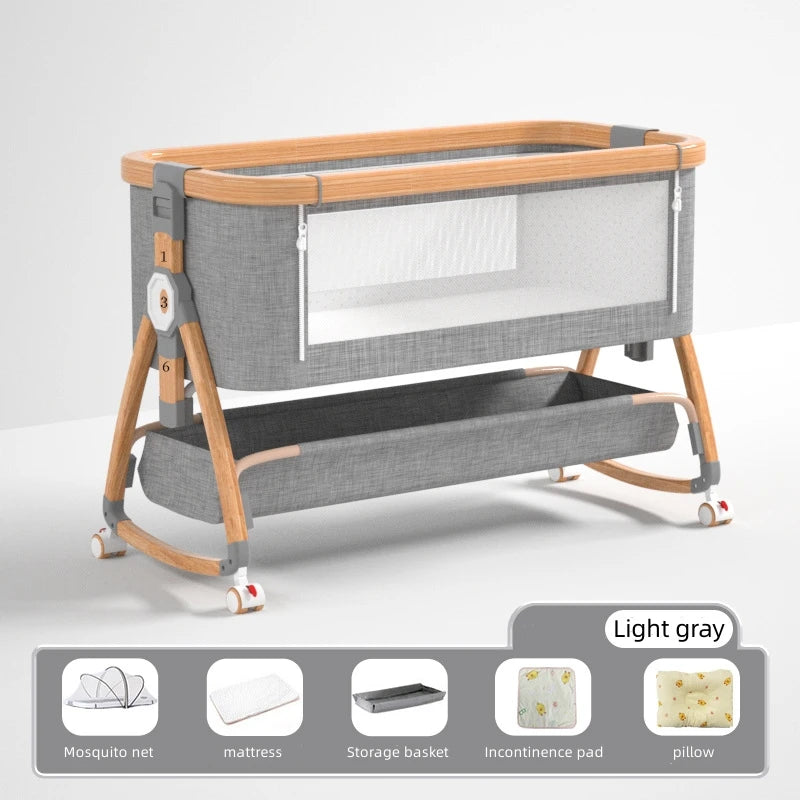 🍼🛏️ Culla Multifunzionale Pieghevole – Comfort e Sicurezza per il Tuo Bebè! 🛏️🍼