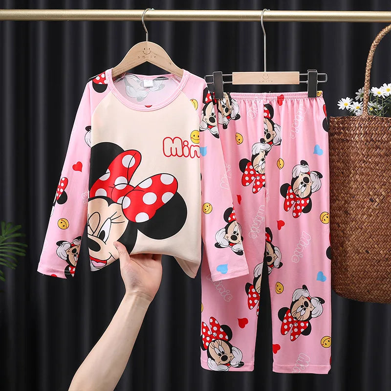🌙🎀 Pigiama Bambina Disney – Elsa, Minnie &amp; Sirenetta per Sogni da Favola! 🧜♀️❄️