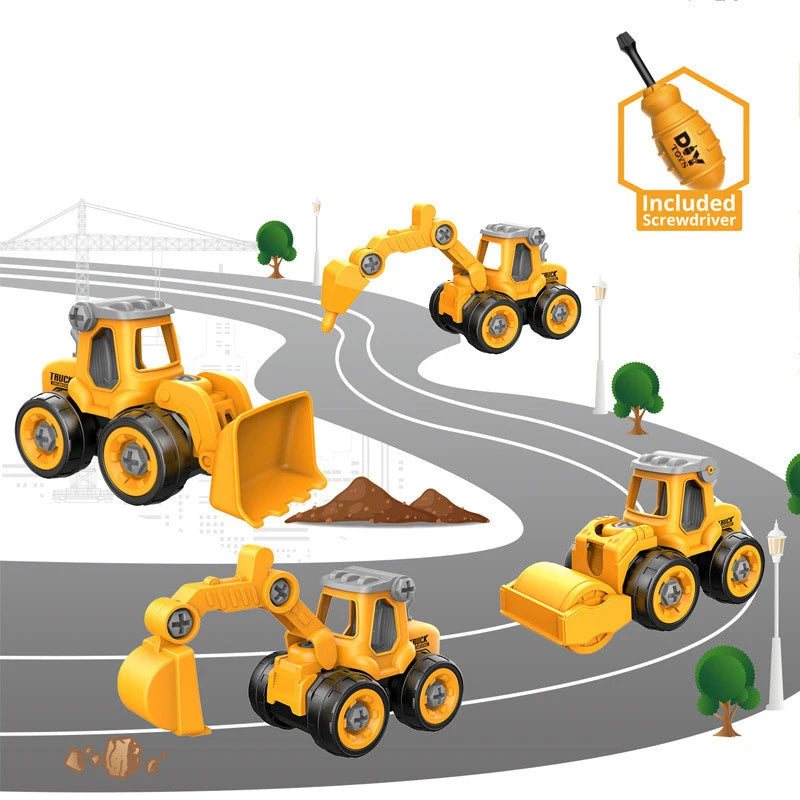 🔧🚜 Camion da Costruzione Smontabile – Divertimento e Apprendimento! 🚜🔧