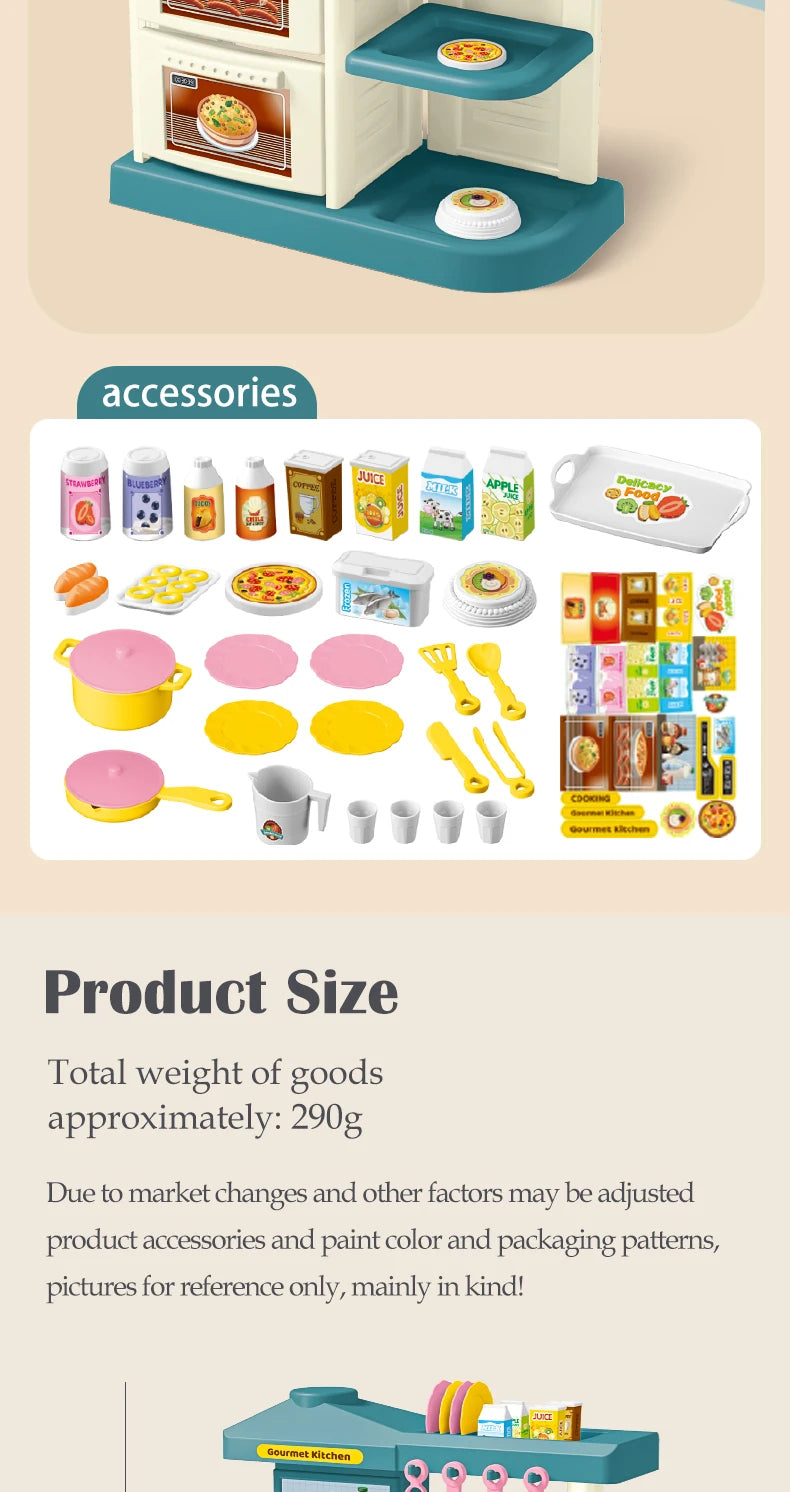 Set di Accessori da Cucina per Bambini – Gioco da Cucina con Cibo, Padelle, Latti e Forchette! 🍳🥖