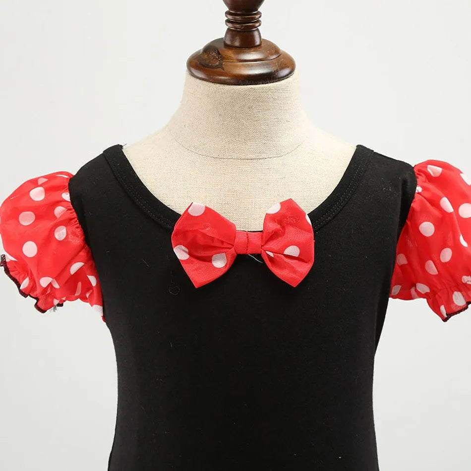 🎀🐭 Vestito Tutù Bimba – Minnie & Mickey per Piccole Stelle del Party! 🌟
