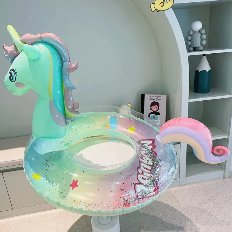 Anello Gonfiabile Unicornio e Cigno - Gioco Acquatico per Bambini e Adulti 🦄🦢