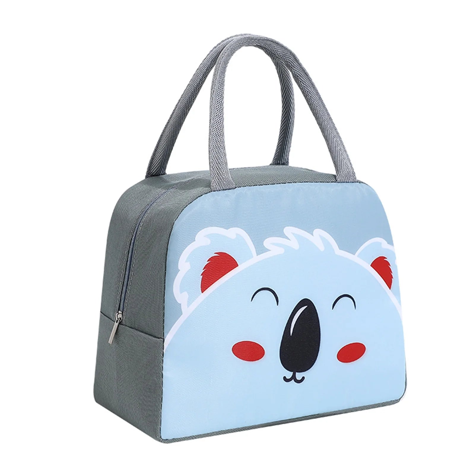 Borsa per il Pranzo Carina con Motivo Cartoon - Borsa Termica Insulata per Bambini