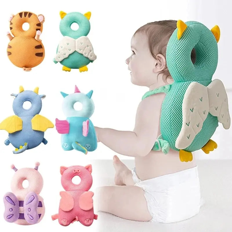 Cuscino Anticaduta per Bambini – Cuscino Protettivo per la Testa, Imbottitura Traspirante per Neonati e Bambini in Apprendimento per Camminare