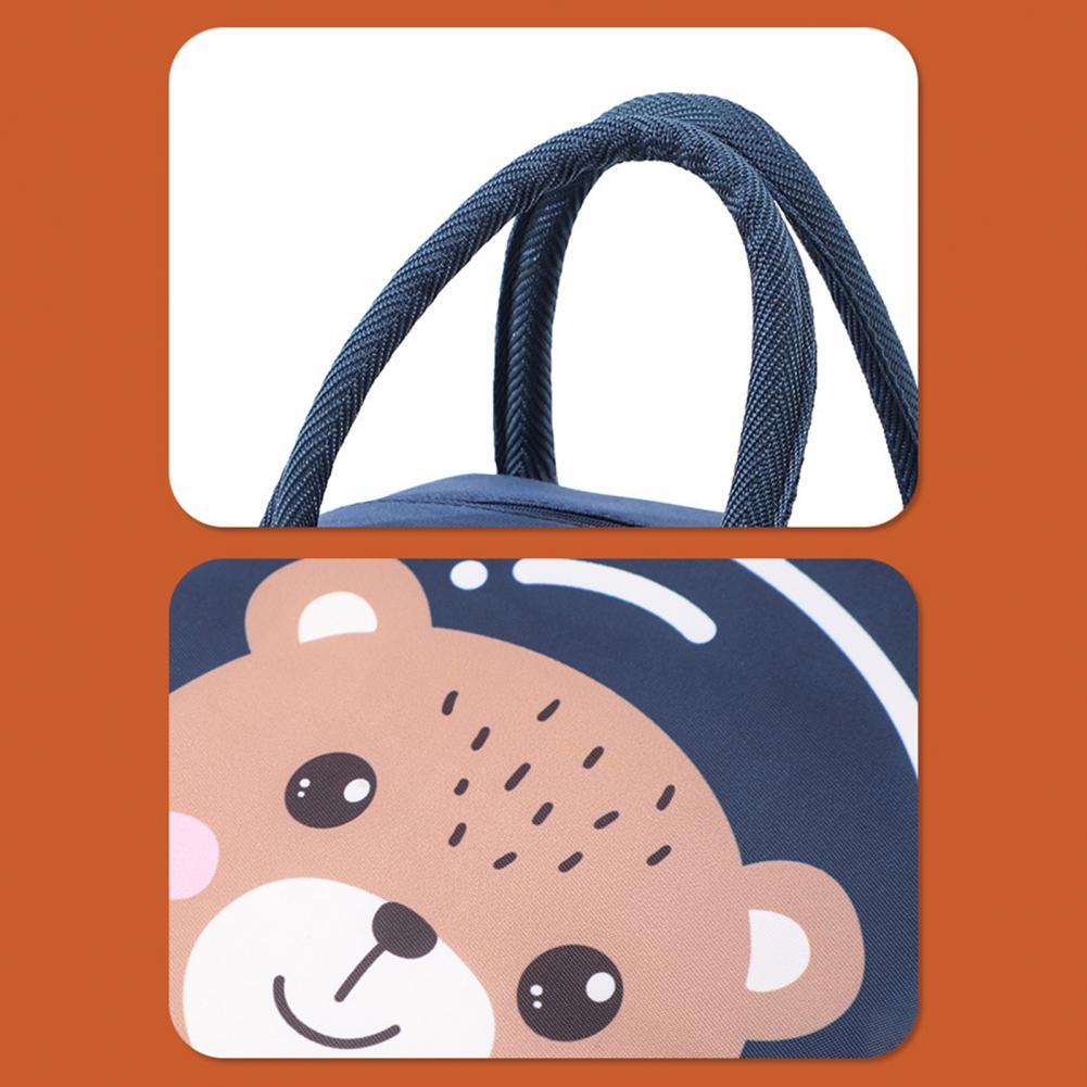 Borsa per il Pranzo Carina con Motivo Cartoon - Borsa Termica Insulata per Bambini