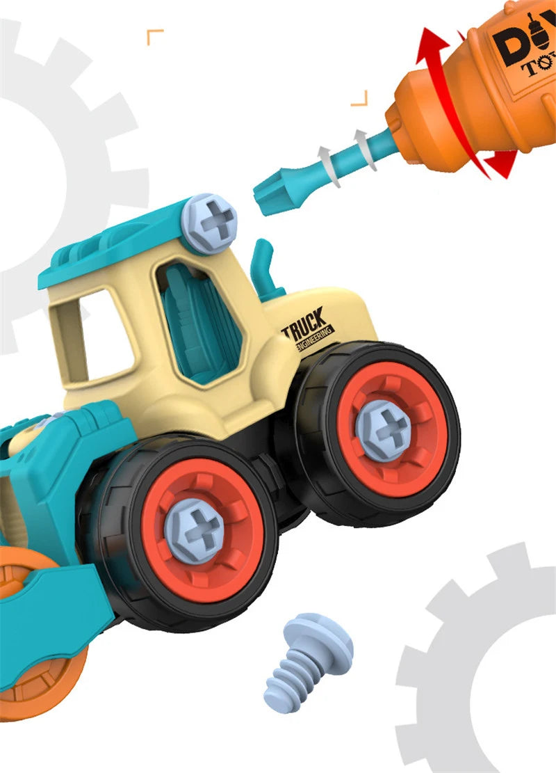 🔧🚜 Camion da Costruzione Smontabile – Divertimento e Apprendimento! 🚜🔧