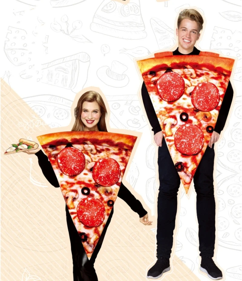 Costume da Pizza per Halloween – Travestimento Divertente per Adulti e Bambini