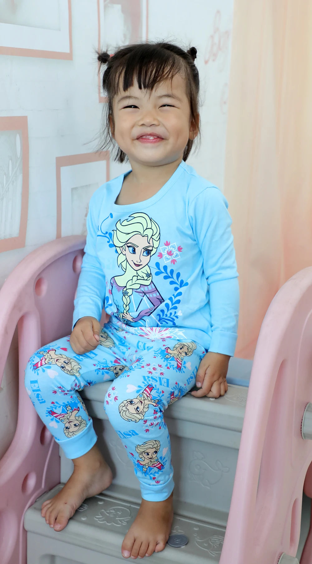 🌙💖 Set Pigiama Anna &amp; Elsa per Bambine – Morbido, Carino e Perfetto per Ogni Stagione 💖🌙