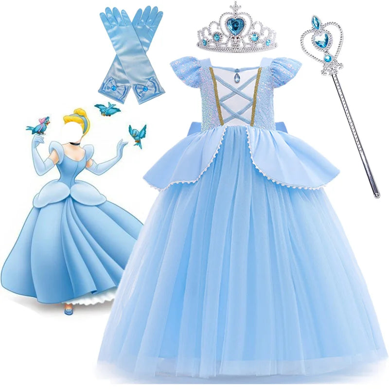 Cinderella Cosplay Costume per bambine
