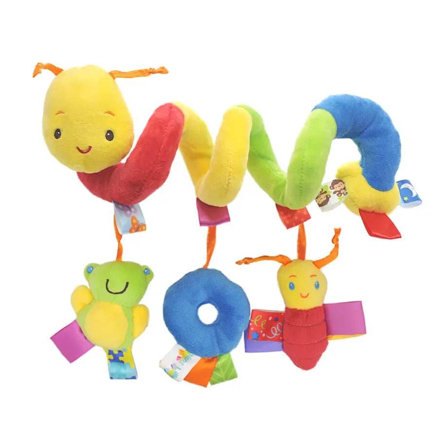 Giocattolo Appeso per Lettino Neonati – Giochi a Spirale per Passeggino, Lettino e Culla, Giocattolo Morbido e Colorato per Neonati